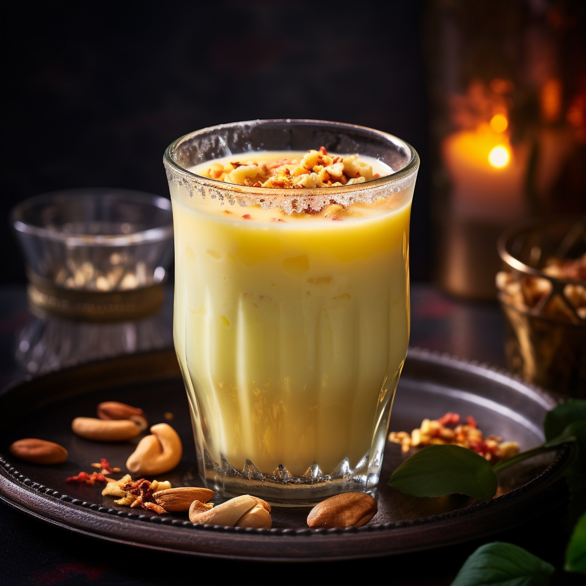 Badam Milk Hot Drink