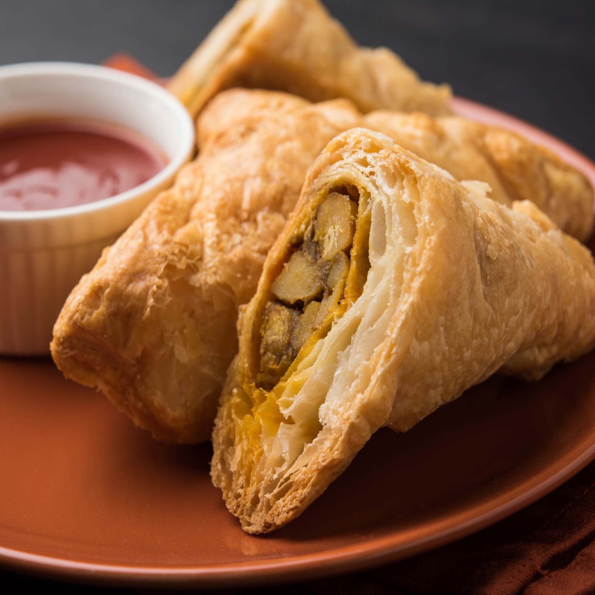 Chicken Puff Snack