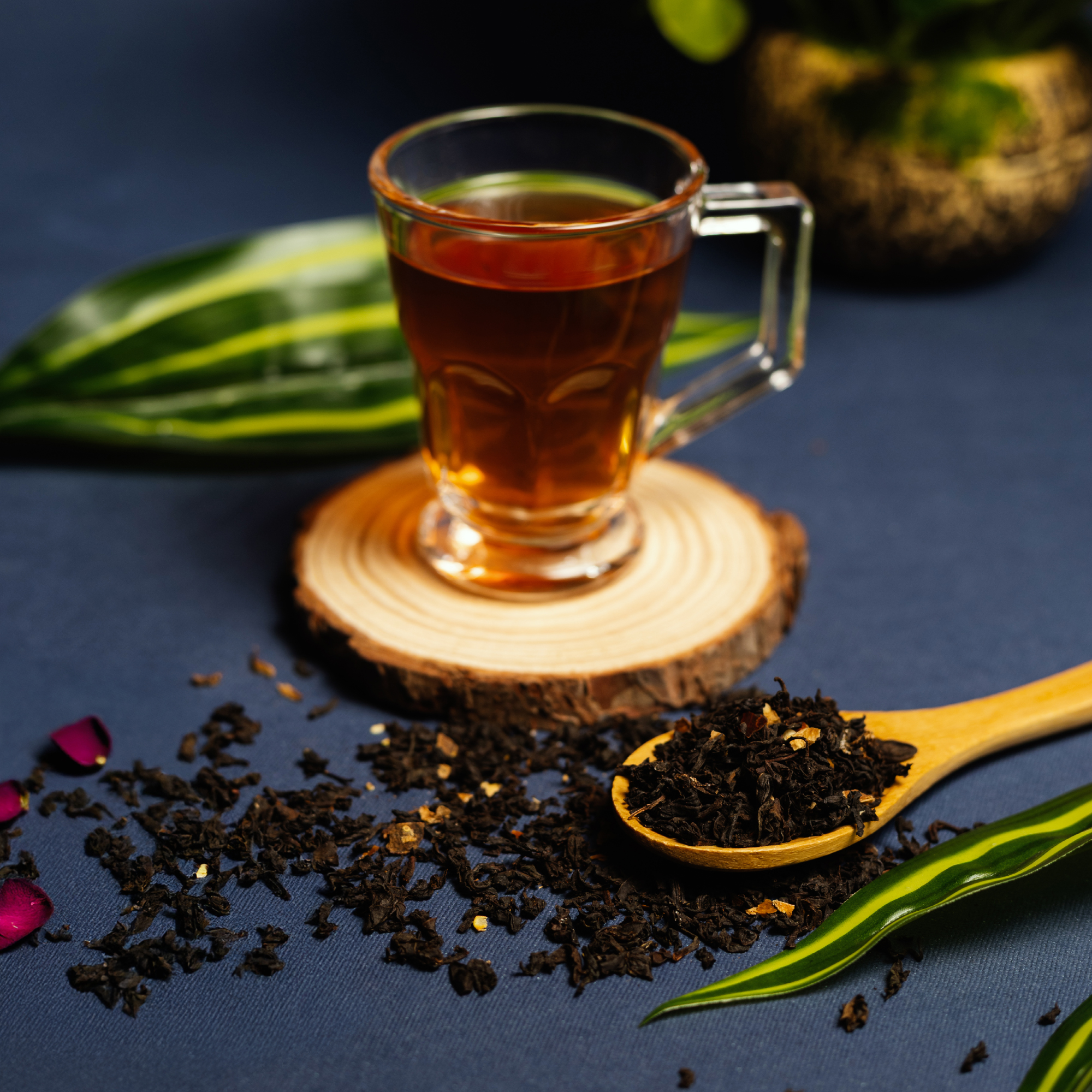 Rose Black Tea Aromatic Drink