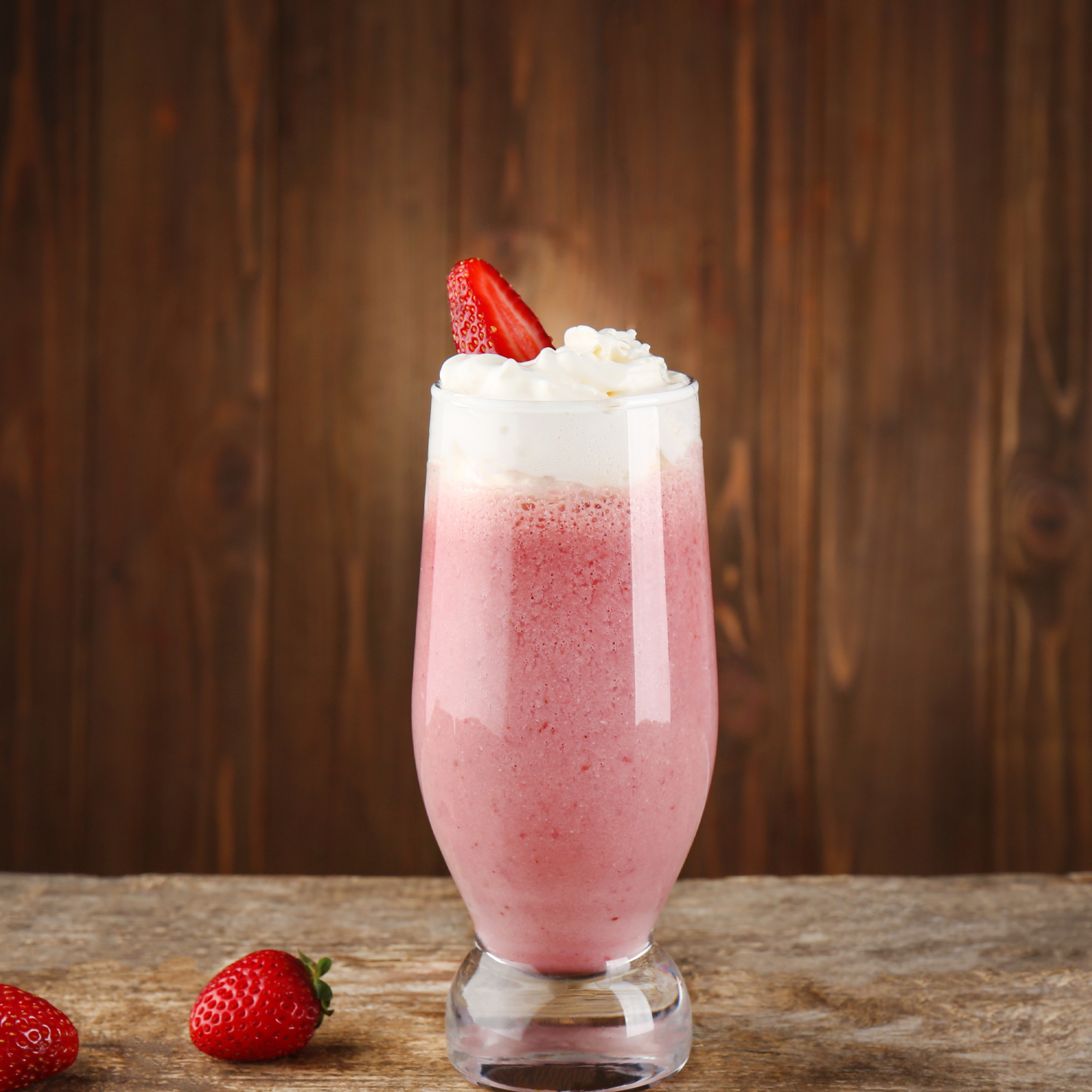 Strawberry Milkshake Dessert Drink